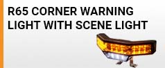 New R65 Corner Warning Light With Scene Light