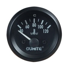 Water Temperature Gauge - 90° Sweep Dial