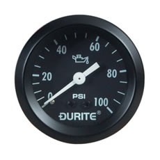 Mechanical Oil Pressure Gauge - 270° Sweep Dial