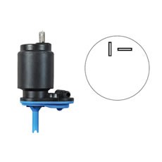 Vane Type Twin Outlet Pump - Alfa / Fiat / Lancia / Saab / Vauxhall / Volkswagen - 12V