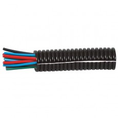 Black Polyamide 6 Convoluted Split Tubing