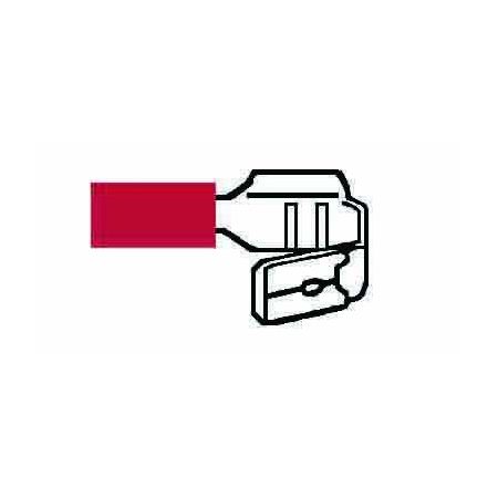 Red Pre-Insulated Piggy-Back Terminals - 6.30mm