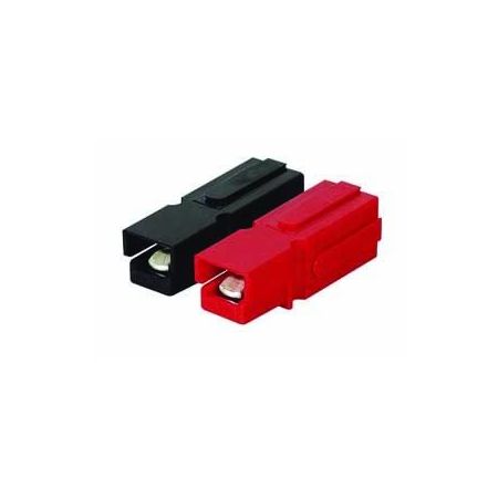 Black High Current 1-Way 75A Connector - can be ganged together