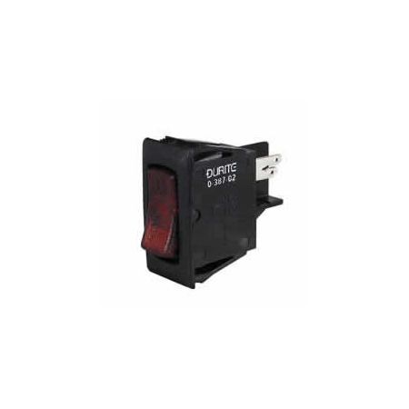 Illuminated Rocker Switch Manual Reset and Manual Trip Circuit Breaker - 8A, 12/24V