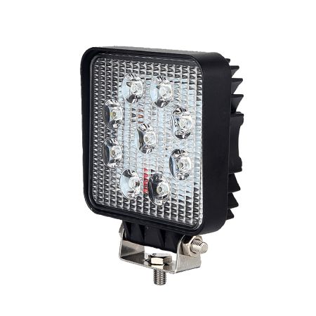 Square LED Work Lamp with 5m Fly Lead - 12/24V