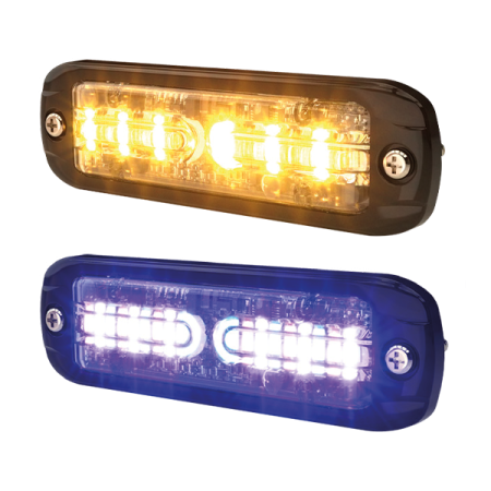 Amber LED Warning Light with HINVII™ Technology (69 Flash patterns)