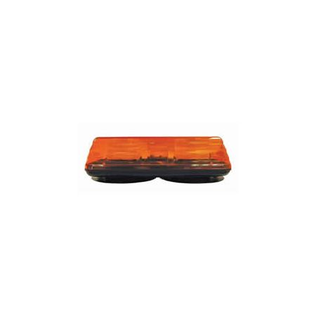 R65 Amber LED Light Bar with 2 Bolt Fixing - 12-48V