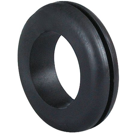 Black PVC Wiring Grommets 16mm Diameter Panel Hole