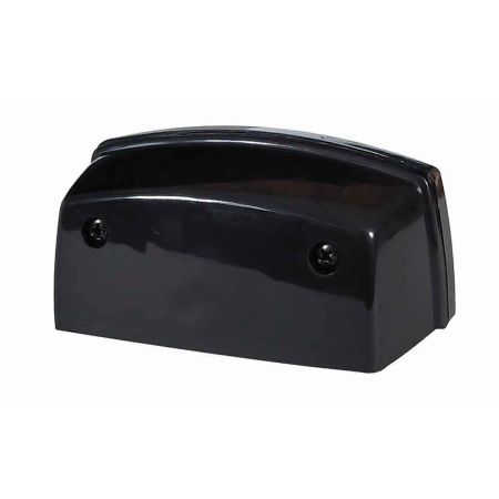 Low Profile Black Plastic Number Plate Lamp - Without Festoon Bulb