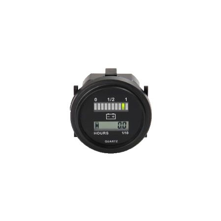 12-72V Battery Fuel Hour Meter Gauge - 60mm