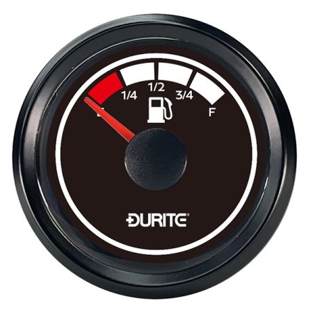 LED Illuminated Marine Fuel Guage - 12/24V
