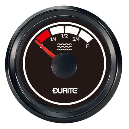 LED Illuminated Marine Water Gauge - 12/24V