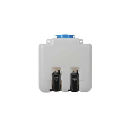 24V 3.0 Litre Windscreen Washer Bottle with 2 Pumps