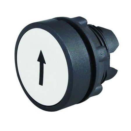 White Flush Push Button