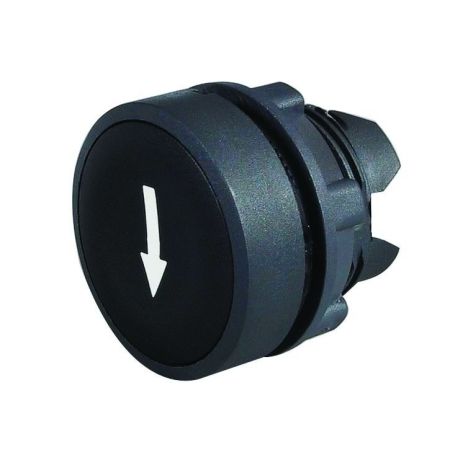Black Flush Push Button
