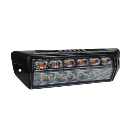 R65 Class 2 Black Scene Light with Amber LED Aux Warning