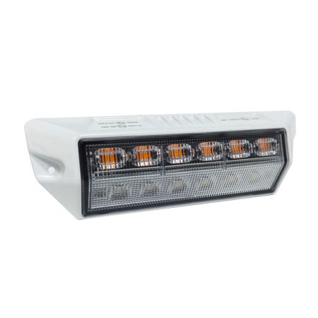 R65 Class 2 White Scene Light with Amber LED Aux Warning