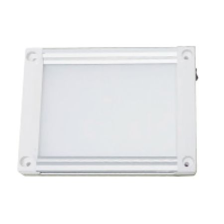White 138 LED Roof Lamp with Switch - 10-30V