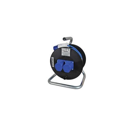 16A 230V Blue Mains Extension Reel - 25m
