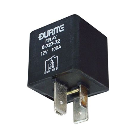 12V Mini Heavy Duty Make/Break Relay - Sealed with Resistor - 100A