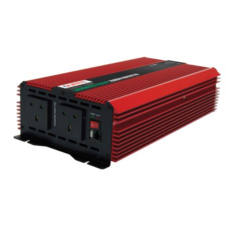 2000W 12V DC to 230V AC Compact Modified Wave Voltage Inverter