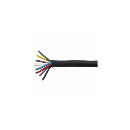 8 Core Thin-Wall PVC Trailer Cable -  7 x 1.00mm² 1 x 2.00mm² x 10m