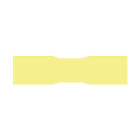 Yellow Pre-Insulated Heat-Shrink Bullet Receptacle Terminal - 5.00mm