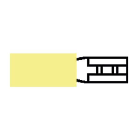 Yellow Pre-Insulated Heat-Shrink Female Spade Terminal - 6.3mm
