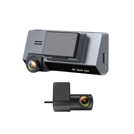 4K Ultra HD Dash Camera With Rear Camera