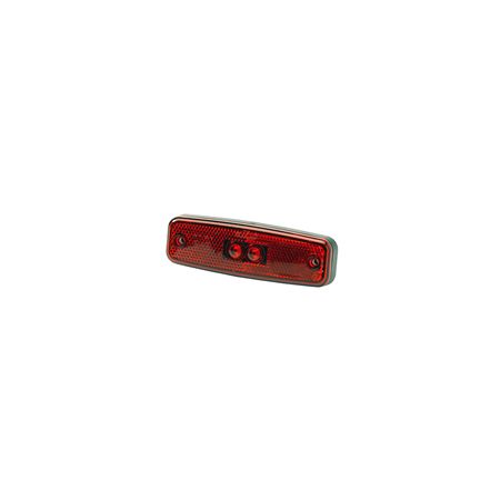 Red 12/24 LED Marker Lamp, Superseal Connector