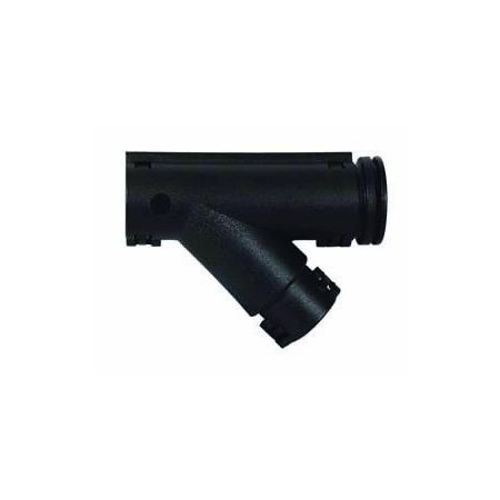 Black Nylon Unsealed Y-Piece Elbow Connector - 7.5 x 7.5 x 7.5NW