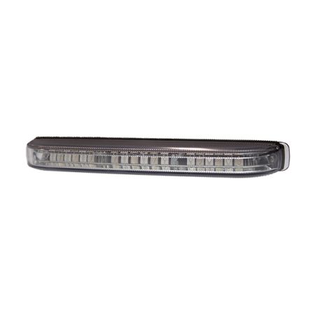 ECCO R65 R10 9 Amber LEDs NARROW GRILL MOUNT WARNING LAMP - 12/24V