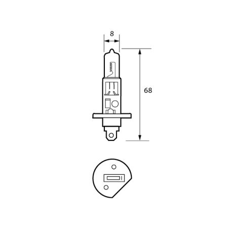 466 24V 70W H1 HALOGEN