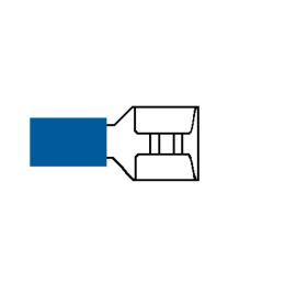 Blue Pre-Insulated Push-On Terminals - 8.00mm