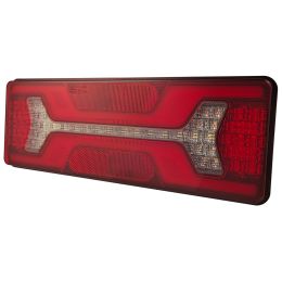 7-Function LED Rear Tractor Lamp With Rectangle Reflector &ndash; 12/24V