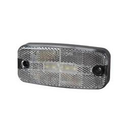 Clear LED Rectangular Front Marker Lamp 12/24V Clear LED Rectangular Front Marker Lamp 12/24V