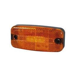 Amber LED Rectangular Side Marker Lamp - 12/24V Amber LED Rectangular Side Marker Lamp - 12/24V