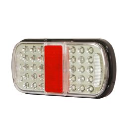 4 Function LED Small Rear Combination Lamp - Stop/Tail/Direction Indicator/Relfex Reflector - 12/24V 4 Function LED Small Rear Combination Lamp - Stop/Tail/Direction Indicator/Relfex Reflector - 12/24V