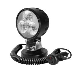 3 x 10W Compact Flood Beam LED Work Lamp With Magnetic Base - 12/24V 3 x 10W Compact Flood Beam LED Work Lamp With Magnetic Base - 12/24V