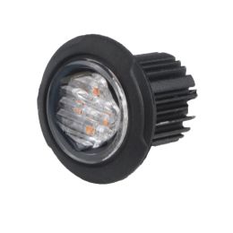 R65 Micro LED Amber Warning Light - 12/24V