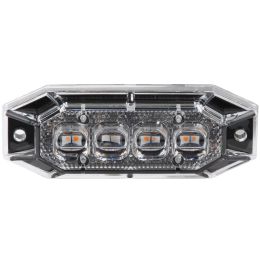 R65 Class 1 R10 8 Amber LED Warning Light (11 Flash Patterns)