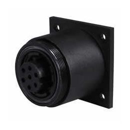 2 Pin Waterproof Plastic Bulkhead Socket - 10A 2 Pin Waterproof Plastic Bulkhead Socket - 10A