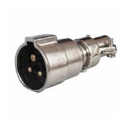 24V 3 Pin Waterproof Brass Trailer Clang Plug
