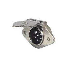 24V 7 Pin Metal Trailer Clang Plug - ISO 1185(24N) 24V 7 Pin Metal Trailer Clang Plug - ISO 1185(24N)