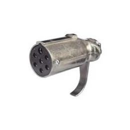 24V 7 Pin Metal Trailer Clang Socket - ISO 1185(24N) 24V 7 Pin Metal Trailer Clang Socket - ISO 1185(24N)