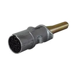 24V 7 Pin Alloy Trailer Socket - ISO 1185(24N)