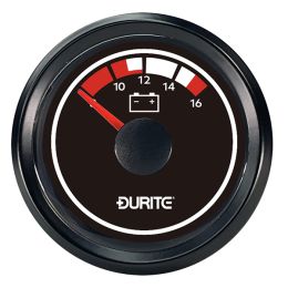 LED Illuminated Marine Voltmeter Gauge - 12V LED Illuminated Marine Voltmeter Gauge - 12V