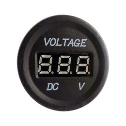 Illuminated Voltmeter for 28mm panel - 12V/24V Illuminated Voltmeter for 28mm panel - 12V/24V