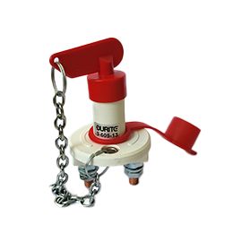 Marine Battery Isolator with Removable Key and Splashproof Cover -150A 24V