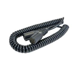 7 Core Retractable Polyurethene Cable with 2 x 24N Sockets - 3 Metre 7 Core Retractable Polyurethene Cable with 2 x 24N Sockets - 3 Metre